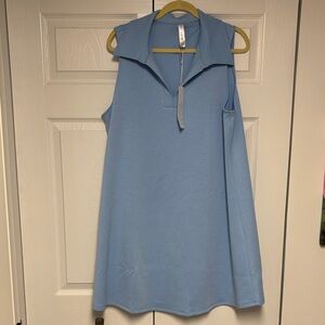 Dear Scarlett Sky Blue Sleeveless Mini Dress